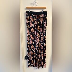 Ralph Lauren Wide Leg Floral Pants  Size Large